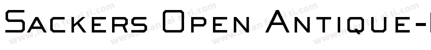 Sackers Open Antique字体转换